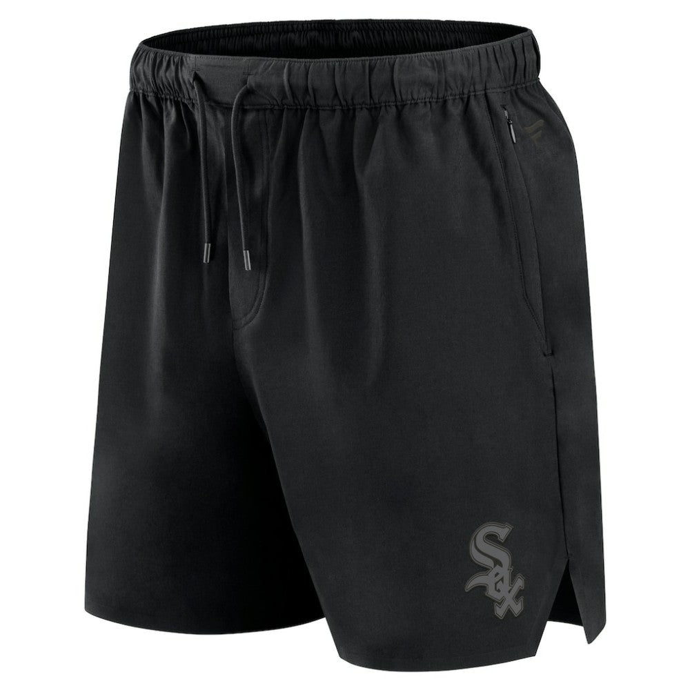 Chicago White Sox Fanatics Front Office Micro Tonal Shorts - Black - Fanatics Lifestyle