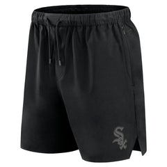 Chicago White Sox Fanatics Front Office Micro Tonal Shorts - Black - Fanatics Lifestyle