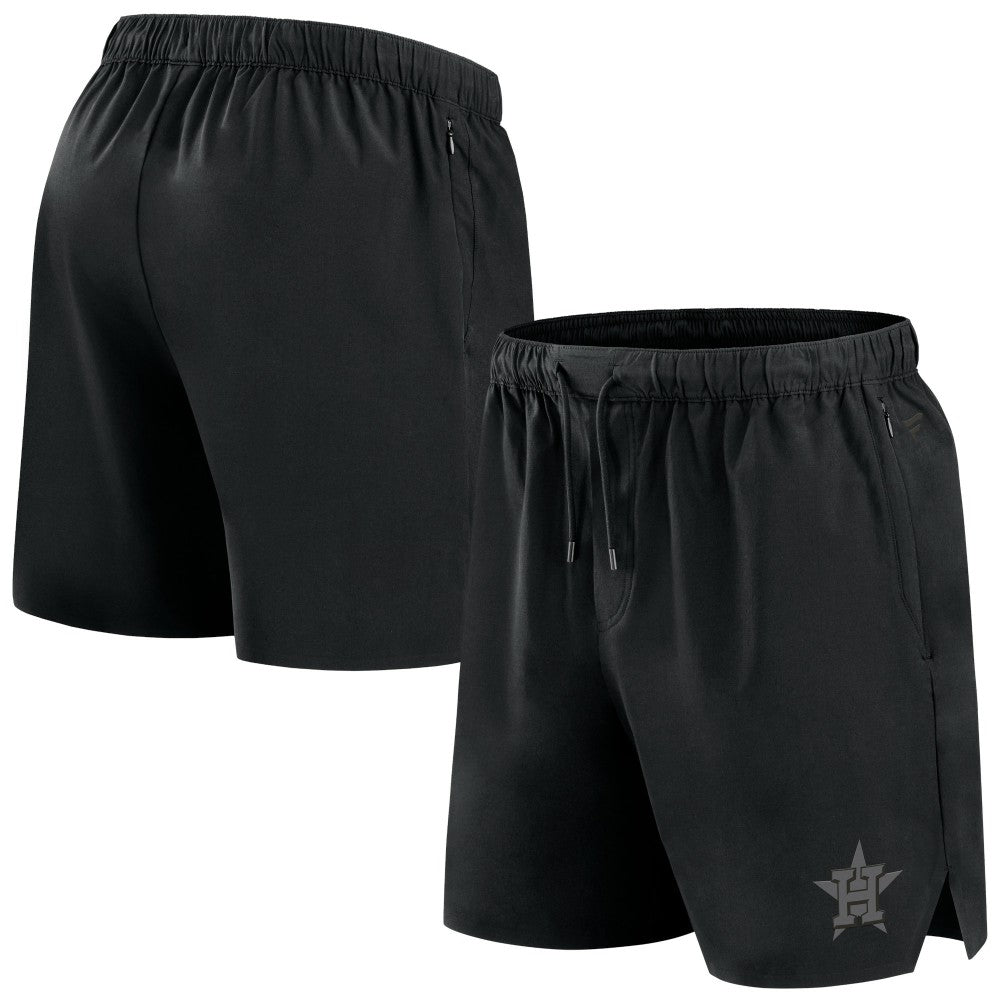 Houston Astros Fanatics Front Office Micro Tonal Shorts - Black - Fanatics Lifestyle