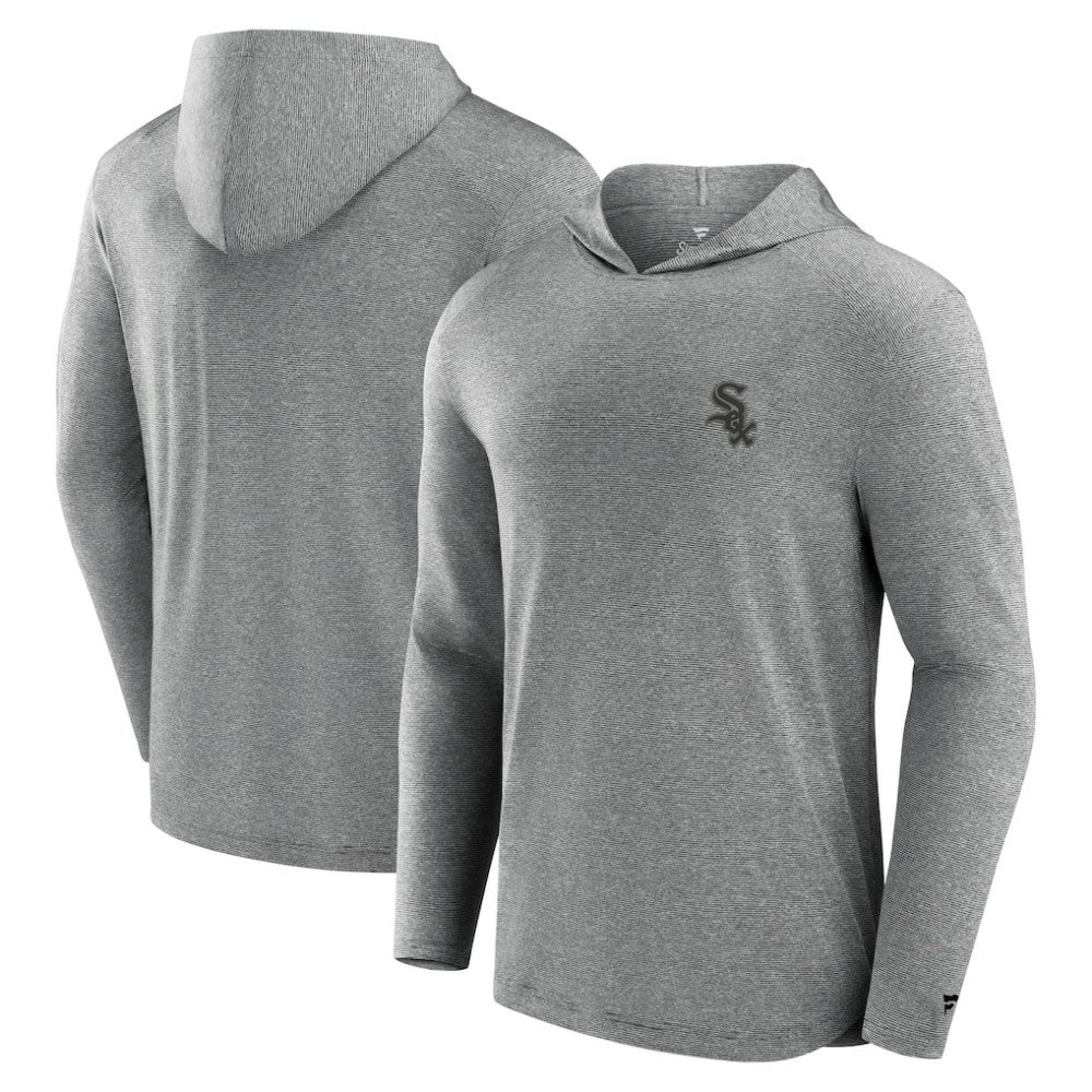 Chicago White Sox Fanatics Front Office Tech Lightweight Hoodie T-Shirt - Black - Fanatics Discount