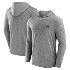 Cincinnati Reds Fanatics Front Office Tech Lightweight Hoodie T-Shirt - Black - Fanatics Sale