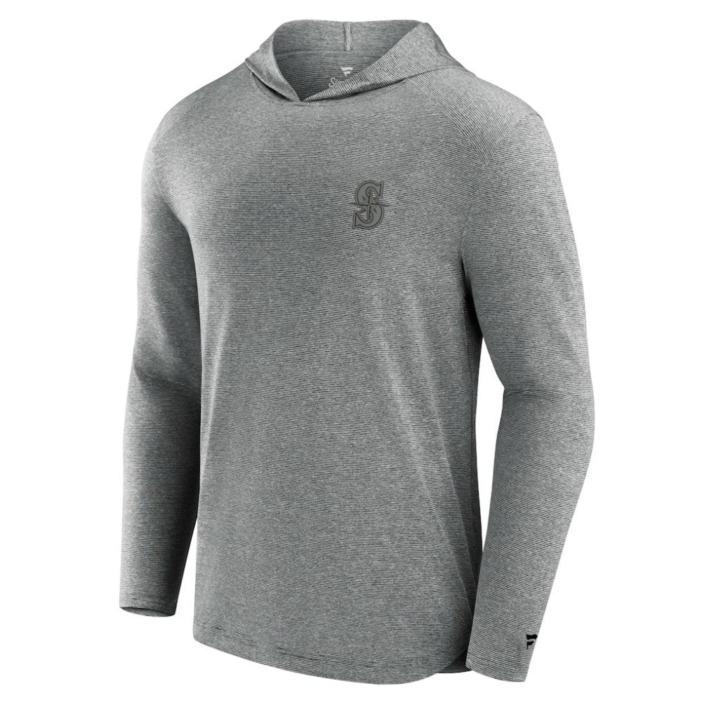 Seattle Mariners Fanatics Front Office Tech Lightweight Hoodie T-Shirt - Black - Fanatics Sale