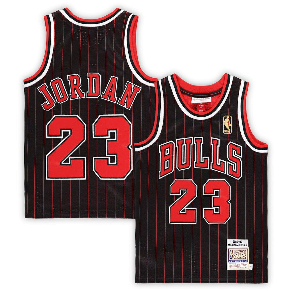 Michael Jordan Chicago Bulls Preschool 1996/97 Hardwood Classics Authentic Jersey for sale Black | Mitchell & Ness online