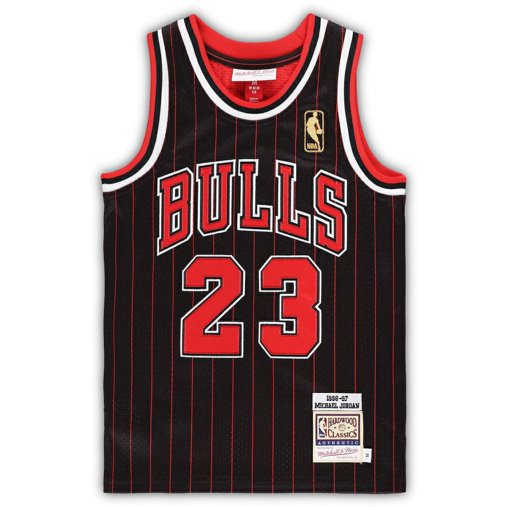 Michael Jordan Chicago Bulls Preschool 1996/97 Hardwood Classics Authentic Jersey for sale Black | Mitchell & Ness online