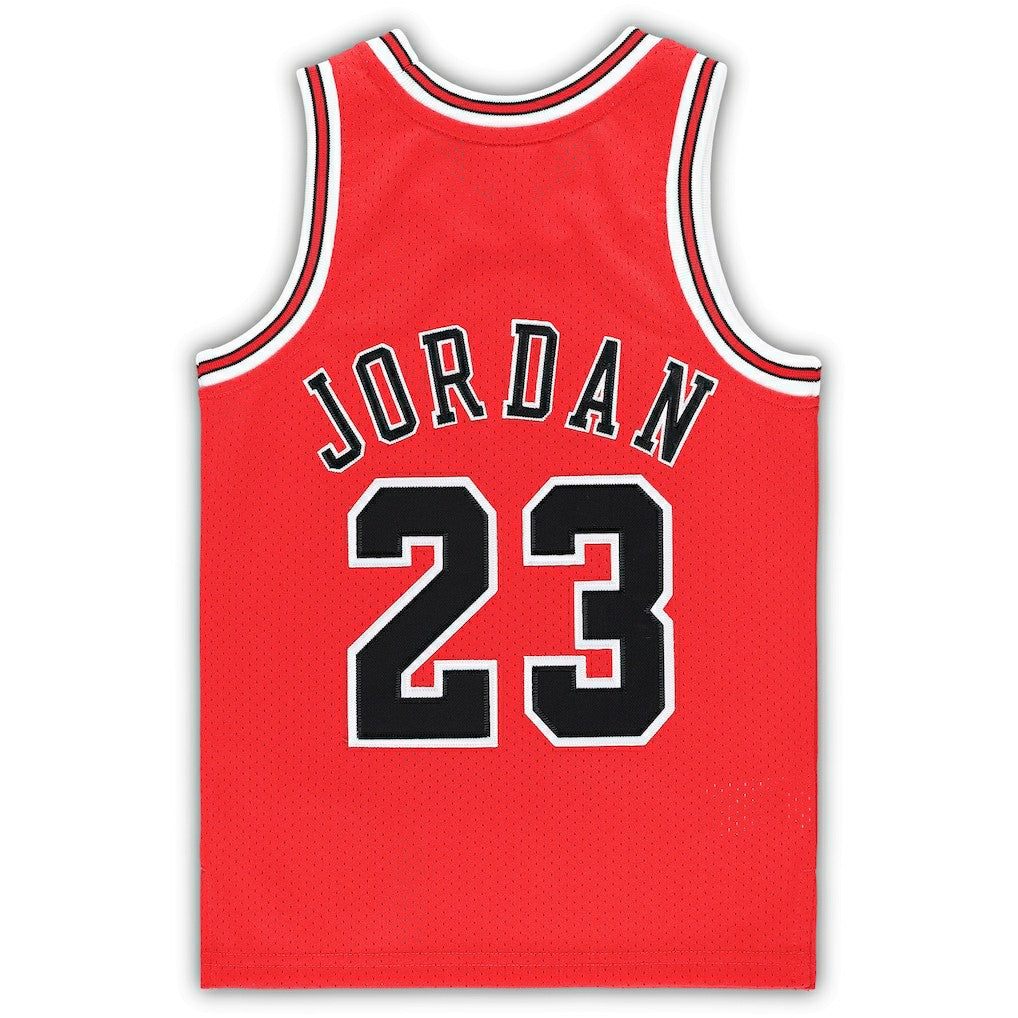 Michael Jordan Chicago Bulls Preschool 1997/98 Hardwood Classics Authentic Jersey for sale Red | Mitchell & Ness