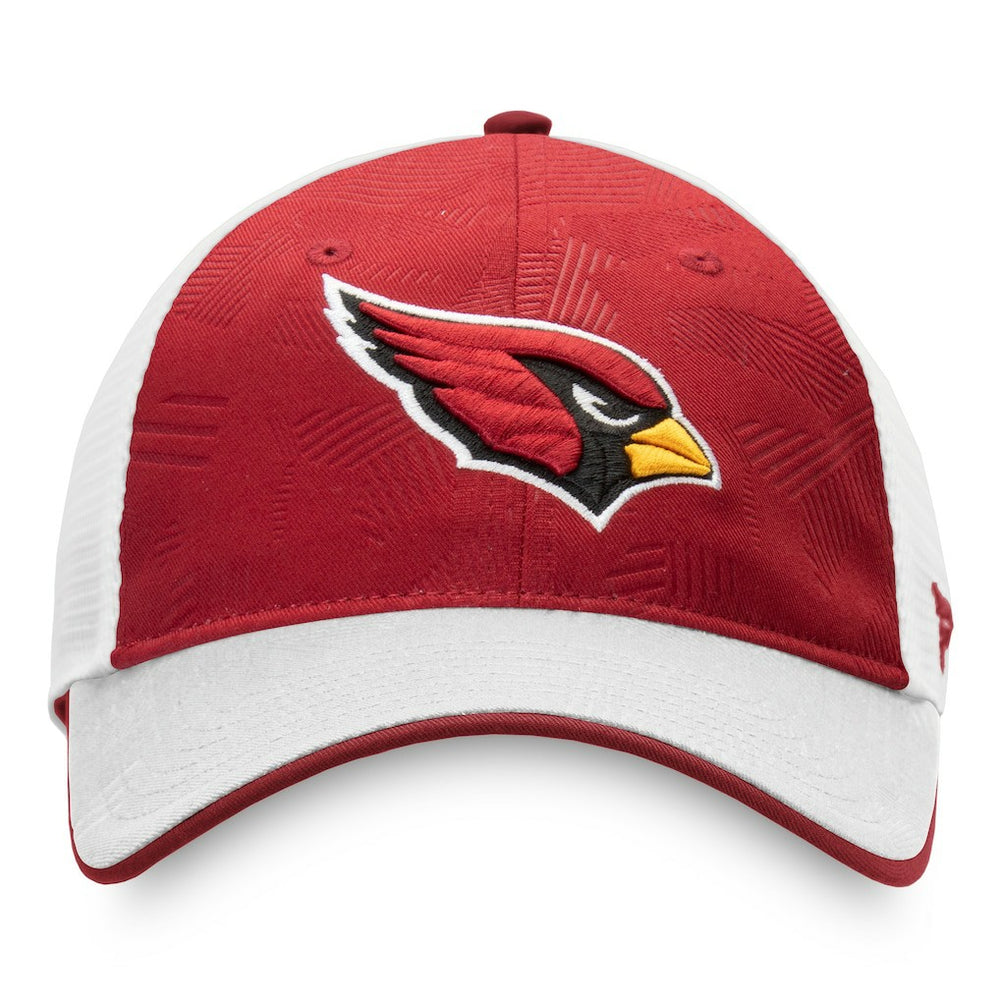Fanatics Arizona Cardinals Iconic Defender Trucker Adjustable Hat Cardinal/White