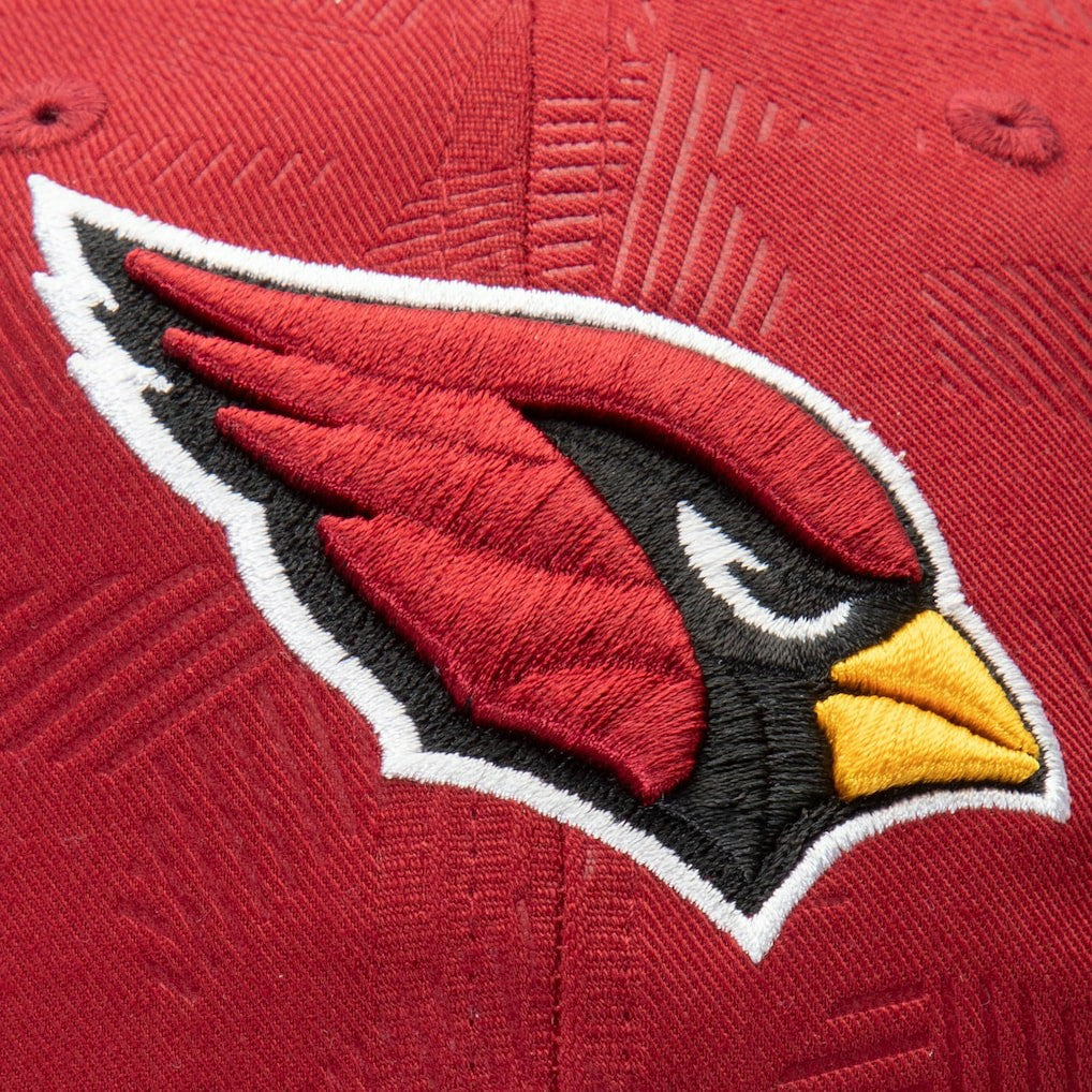 Fanatics Arizona Cardinals Iconic Defender Trucker Adjustable Hat Cardinal/White
