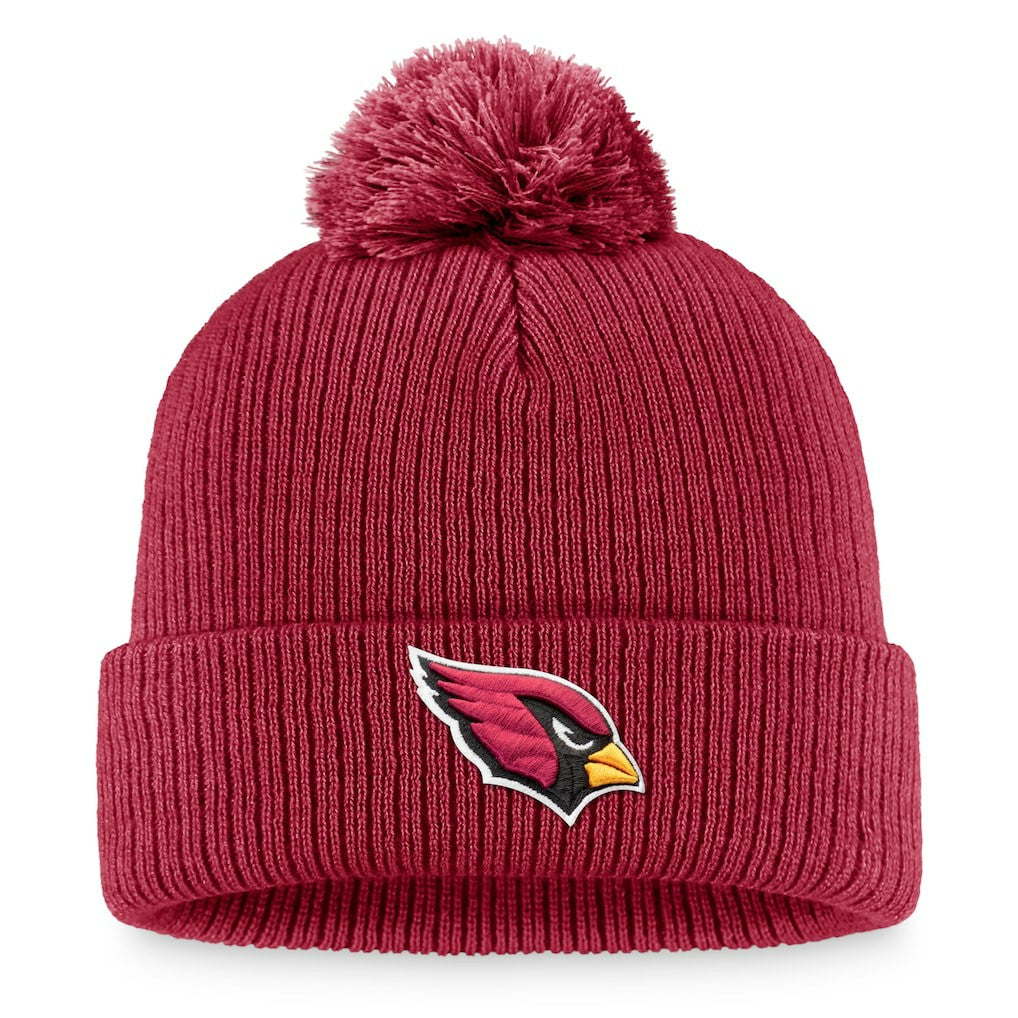 Fanatics Arizona Cardinals Women's Cuffed Knit Hat with Pom Cardinal