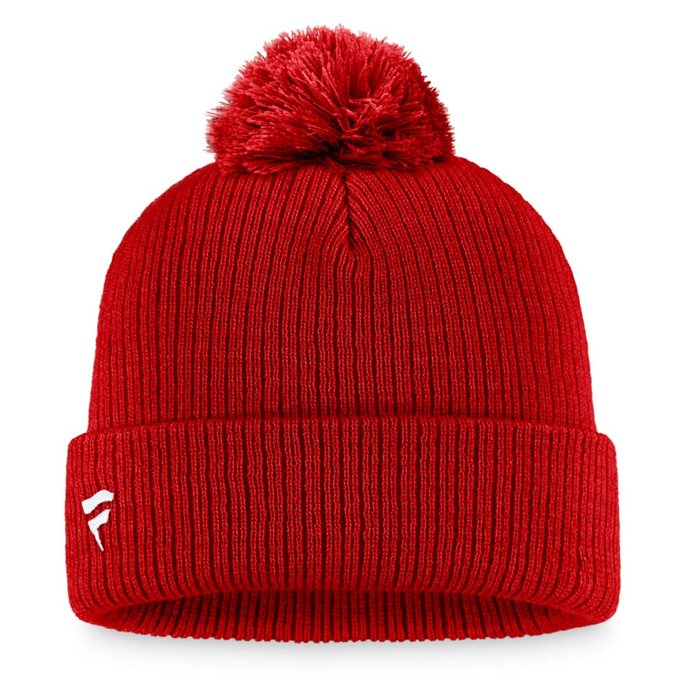 Fanatics Tampa Bay Buccaneers Women's Cuffed Knit Hat with Pom Red