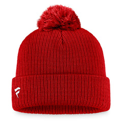Fanatics Tampa Bay Buccaneers Women's Cuffed Knit Hat with Pom Red