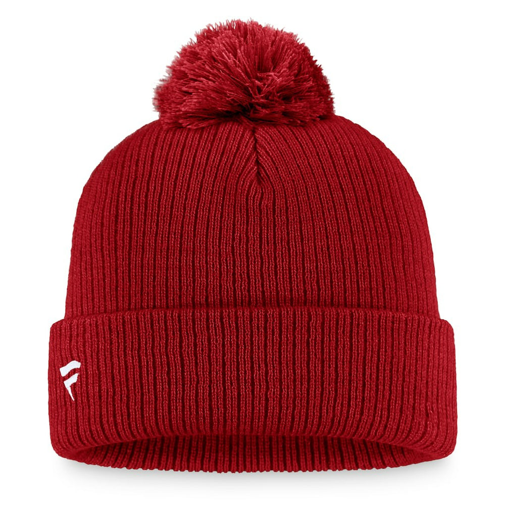 Fanatics Arizona Cardinals Women's Logo Cuffed Knit Hat with Pom Cardinal