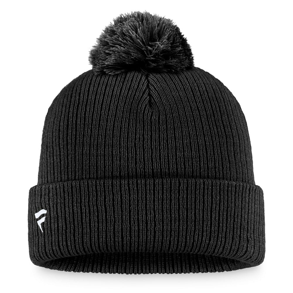Fanatics New Orleans Saints Women's Logo Cuffed Knit Hat with Pom Black