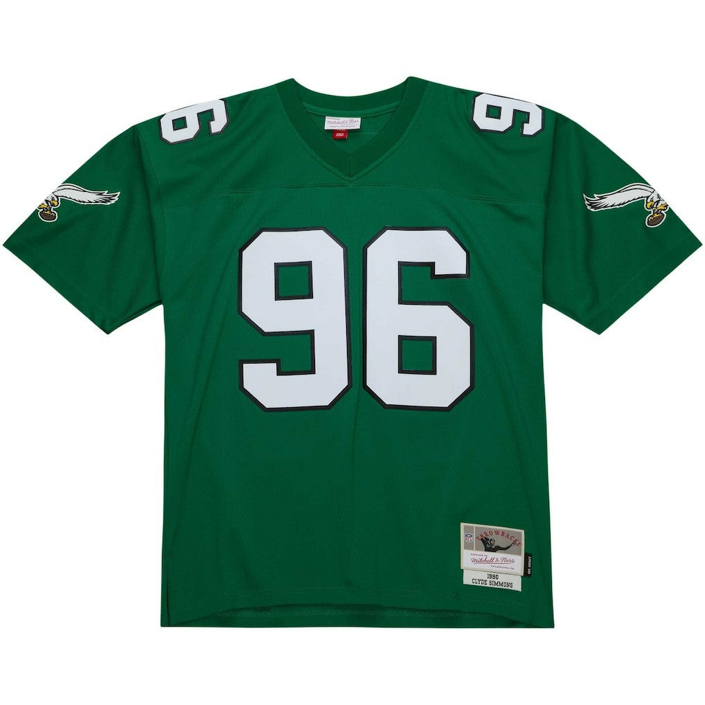 Mitchell & Ness Clyde Simmons Philadelphia Eagles Legacy Replica Jersey Kelly Green