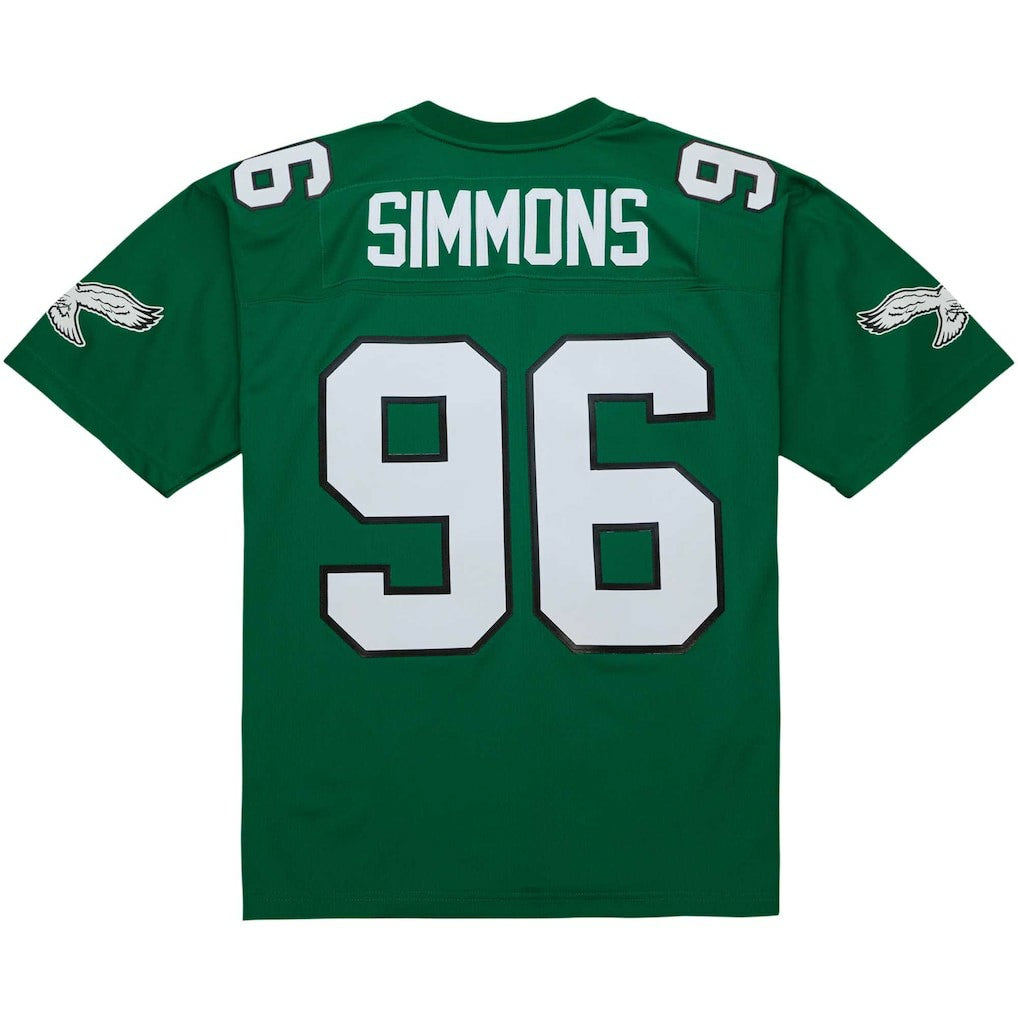 Mitchell & Ness Clyde Simmons Philadelphia Eagles Legacy Replica Jersey Kelly Green