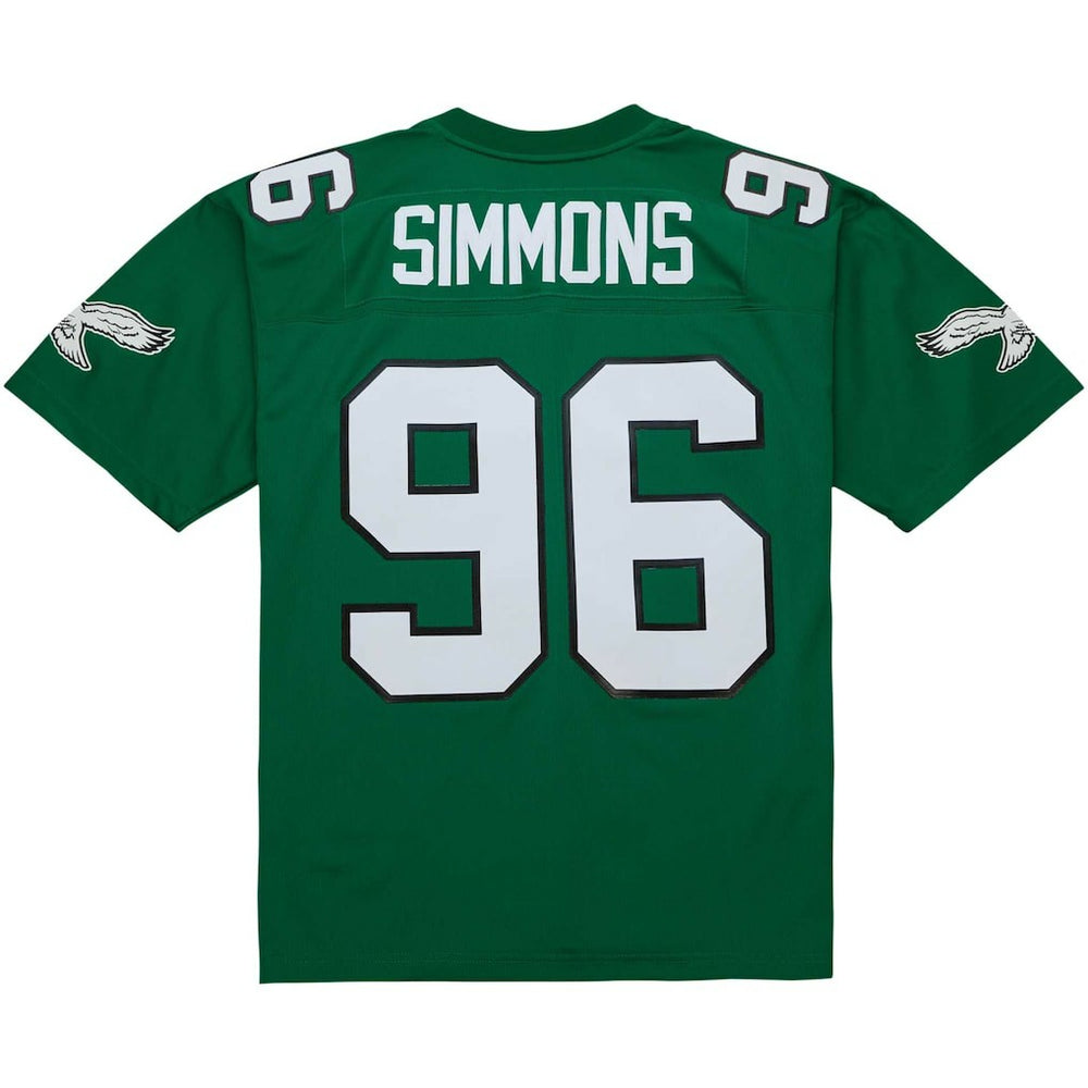 Mitchell & Ness Clyde Simmons Philadelphia Eagles Legacy Replica Jersey Kelly Green