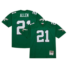 Mitchell & Ness Eric Allen Philadelphia Eagles Legacy Replica Jersey Kelly Green