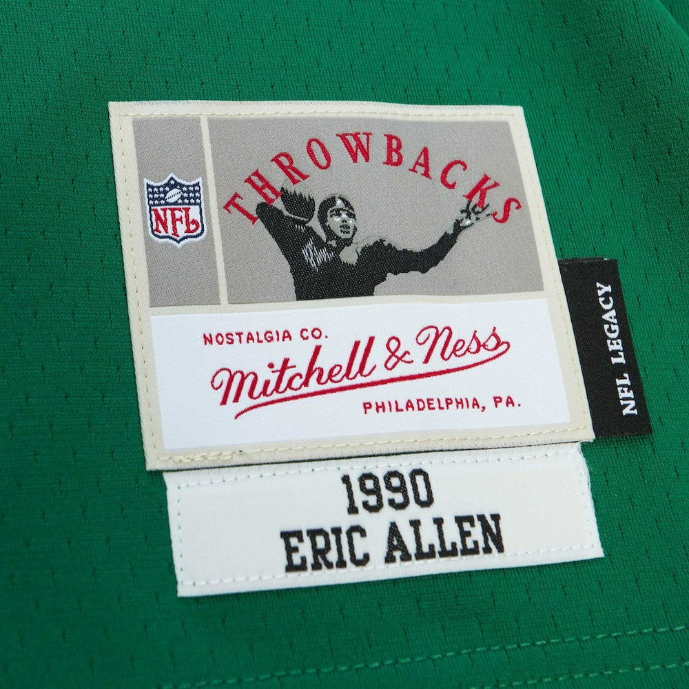 Mitchell & Ness Eric Allen Philadelphia Eagles Legacy Replica Jersey Kelly Green