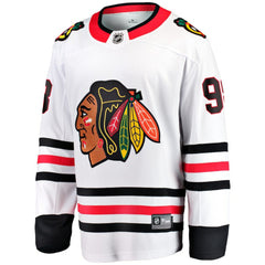 Connor Bedard Chicago Blackhawks Fanatics Away Breakaway Player Jersey - White - NHL 200363411