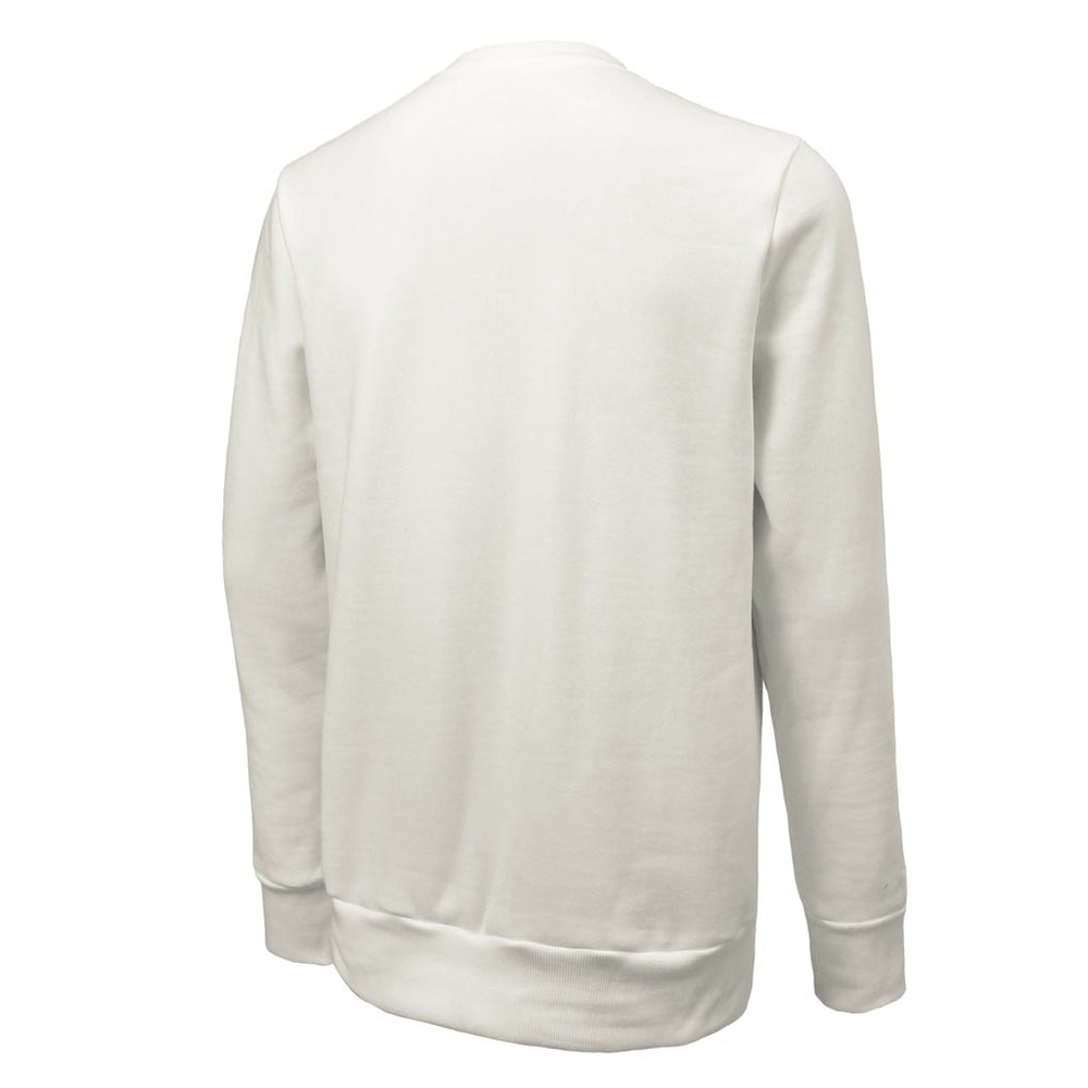 Atlanta Falcons Majestic Threads Unisex Sundays Block Letter Crewneck Pullover Sweatshirt White