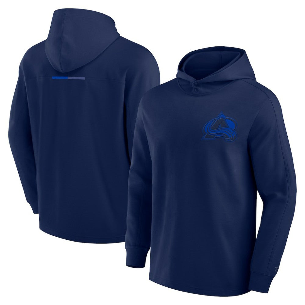 Colorado Avalanche Fanatics Elements Lightweight Tri-Blend Fleece Hoodie - Navy - NHL 200363647
