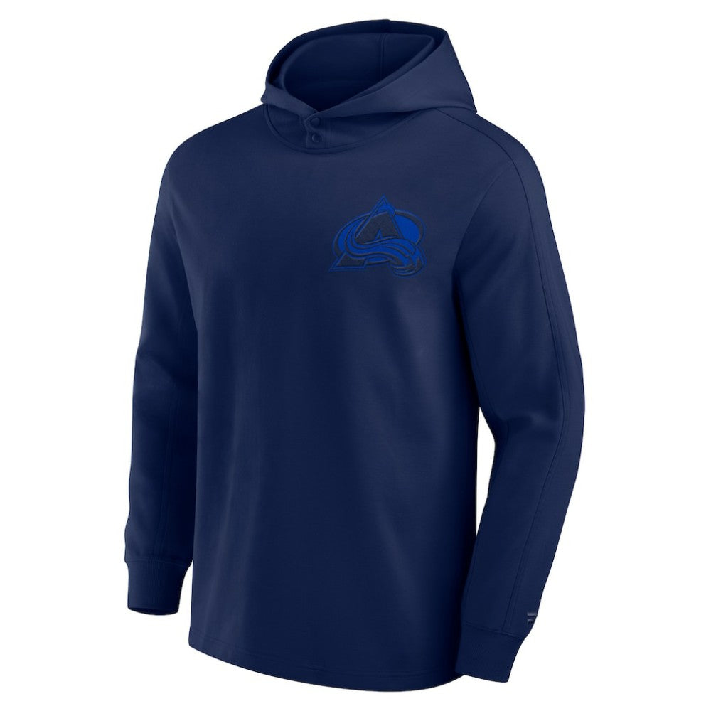 Colorado Avalanche Fanatics Elements Lightweight Tri-Blend Fleece Hoodie - Navy - NHL 200363647