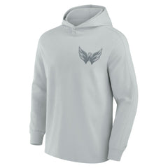 Washington Capitals Fanatics Elements Lightweight Tri-Blend Fleece Hoodie - Gray - NHL 200363650