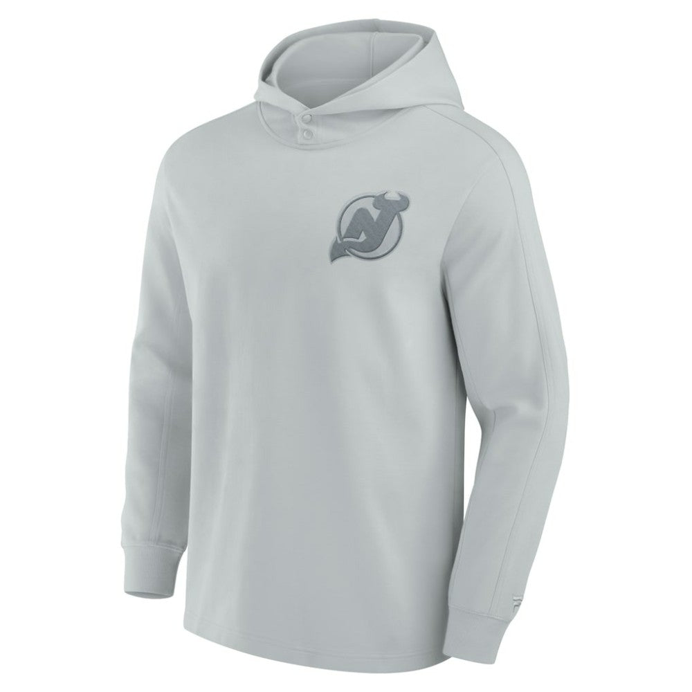 New Jersey Devils Fanatics Elements Lightweight Tri-Blend Fleece Hoodie - Gray - NHL 200363651