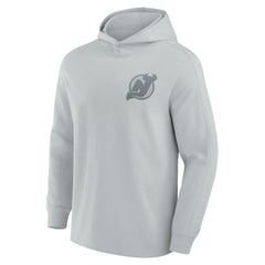 New Jersey Devils Fanatics Elements Lightweight Tri-Blend Fleece Hoodie - Gray - NHL 200363651