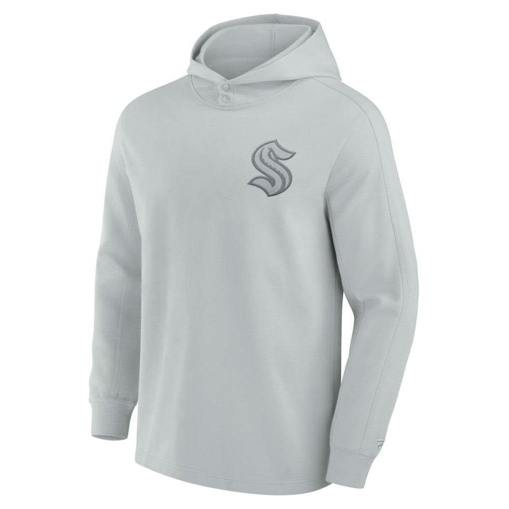 Seattle Kraken Fanatics Elements Lightweight Tri-Blend Fleece Hoodie - Gray - NHL 200363656