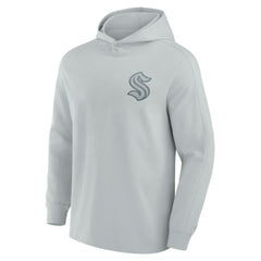 Seattle Kraken Fanatics Elements Lightweight Tri-Blend Fleece Hoodie - Gray - NHL 200363656