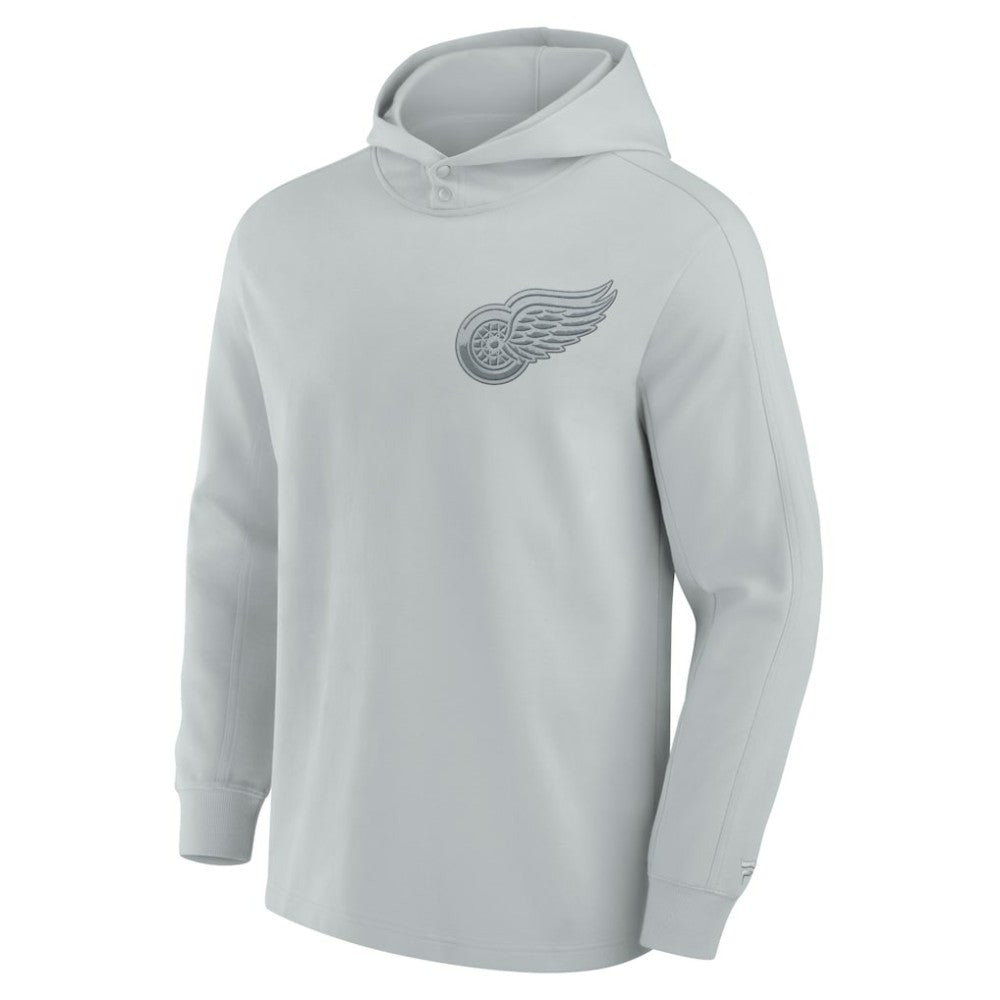 Detroit Red Wings Fanatics Elements Lightweight Tri-Blend Fleece Hoodie - Gray - NHL 200363660