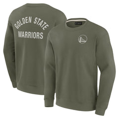 Golden State Warriors Unisex Elements Super Soft Fleece Pullover Sweatshirt for sale Olive | Fanatics Near Me
