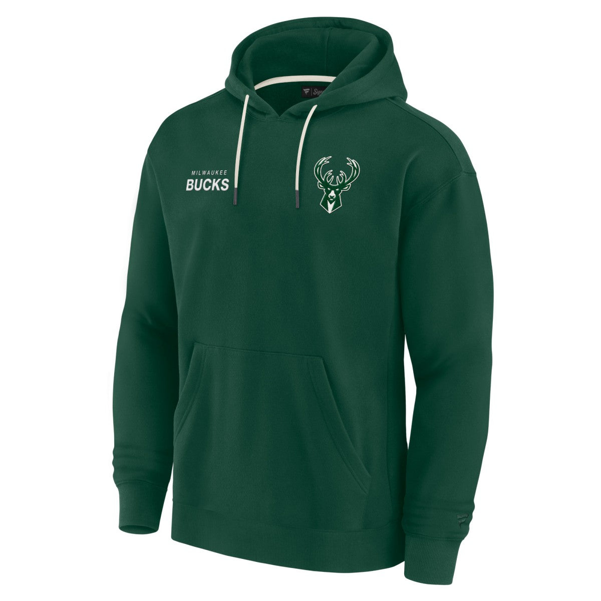 Milwaukee Bucks Unisex Elements Super Soft Fleece Pullover Hoodie Hunter Green | Fanatics US