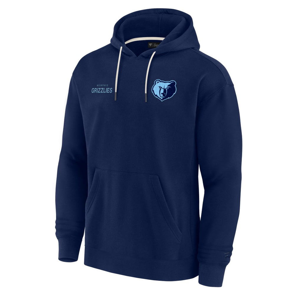 Memphis Grizzlies Unisex Elements Super Soft Fleece Pullover Hoodie Navy | Fanatics online