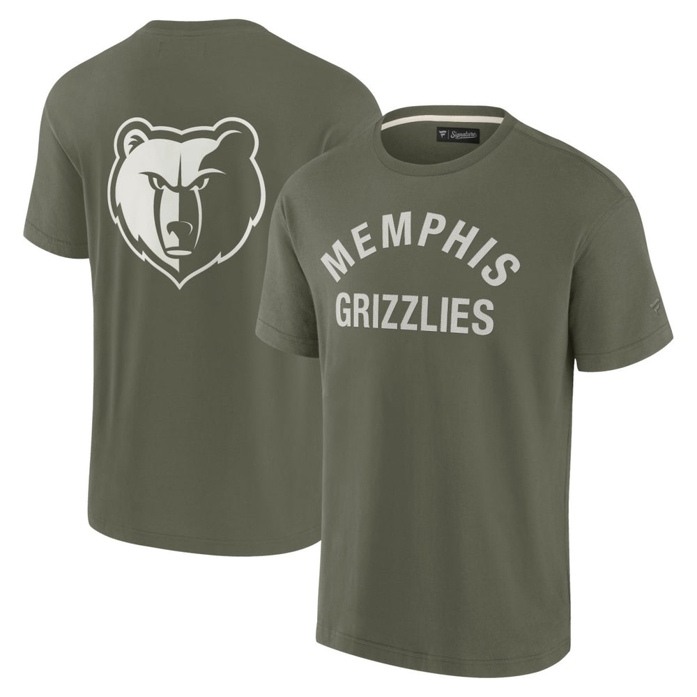 Memphis Grizzlies Unisex Elements Super Soft Short Sleeve T-Shirt Olive | Fanatics online