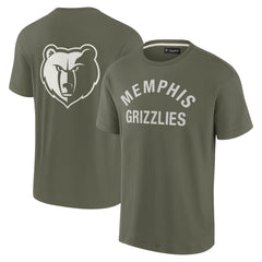 Memphis Grizzlies Unisex Elements Super Soft Short Sleeve T-Shirt Olive | Fanatics online