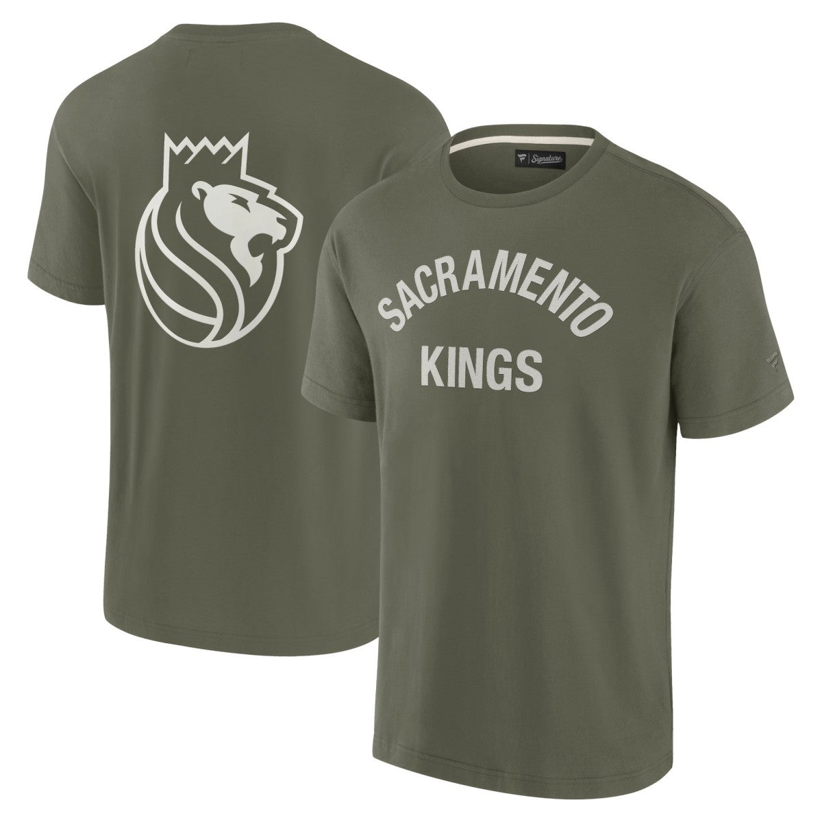 Sacramento Kings Unisex Elements Super Soft Short Sleeve T-Shirt Olive | Fanatics for sale