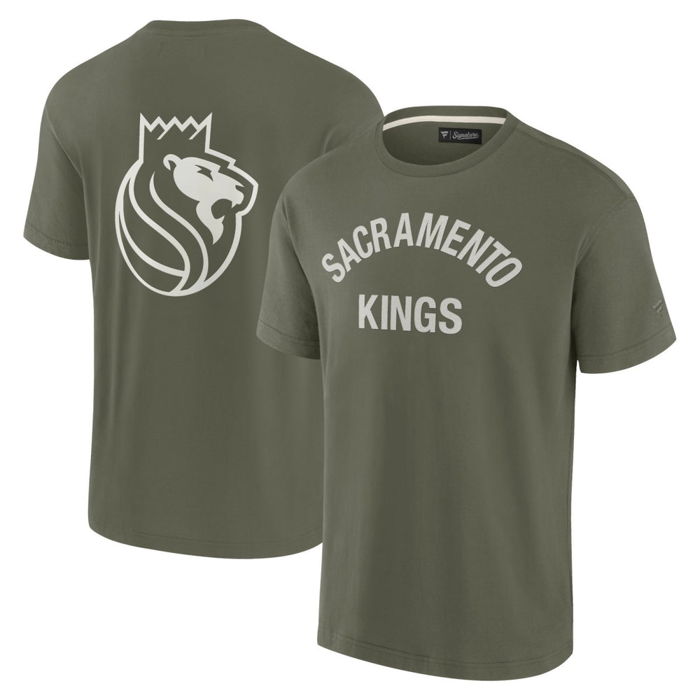 Sacramento Kings Unisex Elements Super Soft Short Sleeve T-Shirt Olive | Fanatics for sale