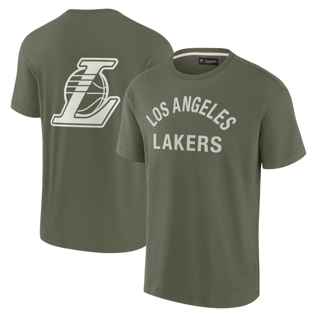 Los Angeles Lakers Unisex Elements Super Soft Short Sleeve T-Shirt Olive | Fanatics discount