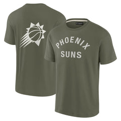 Phoenix Suns Unisex Elements Super Soft Short Sleeve T-Shirt Olive | Fanatics Lifestyle