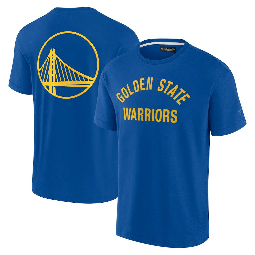 Golden State Warriors Unisex Elements Super Soft Short Sleeve T-Shirt for sale Royal | Fanatics Lifestyle