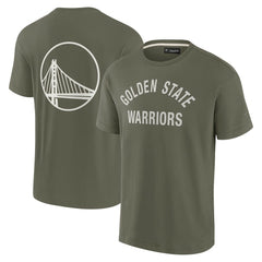 Golden State Warriors Unisex Elements Super Soft Short Sleeve T-Shirt for sale Olive | Fanatics Lifestyle