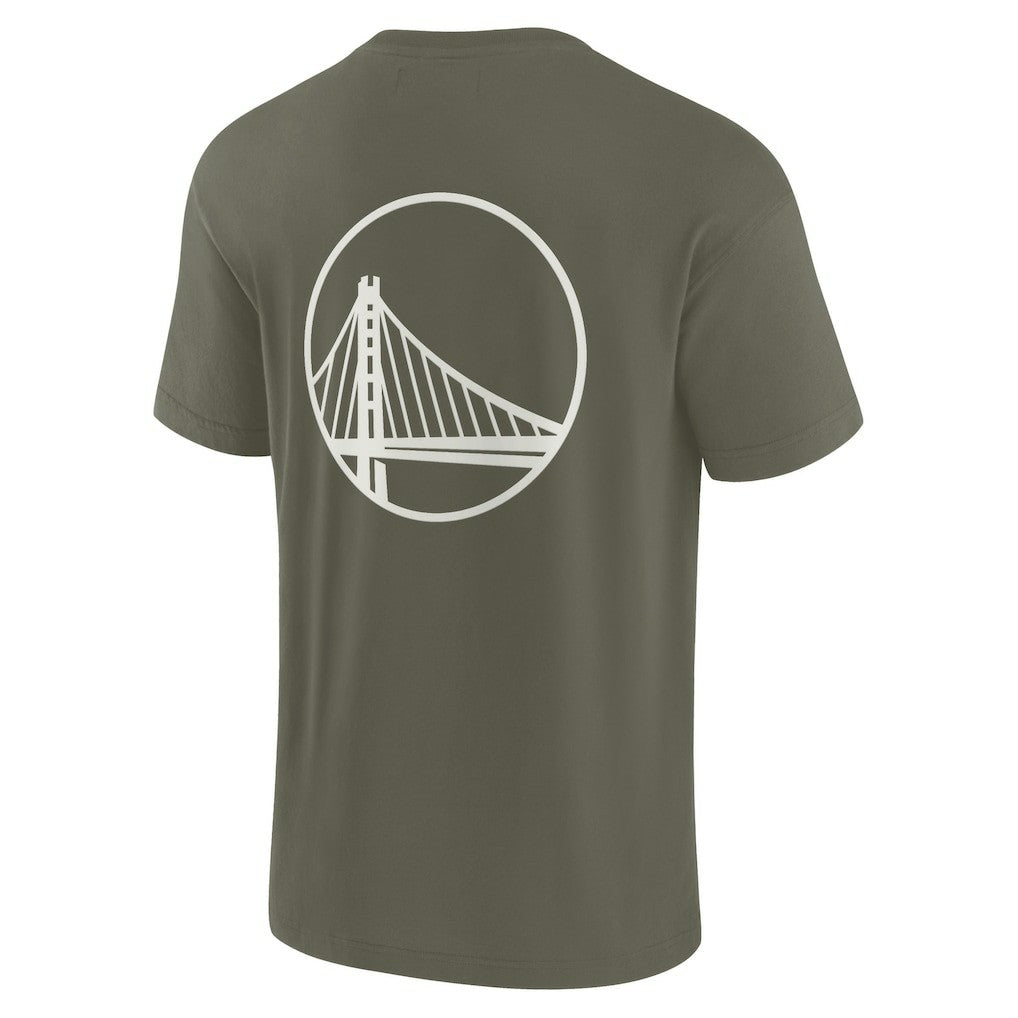 Golden State Warriors Unisex Elements Super Soft Short Sleeve T-Shirt for sale Olive | Fanatics Lifestyle