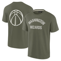 Washington Wizards Unisex Elements Super Soft Short Sleeve T-Shirt Olive | Fanatics discount