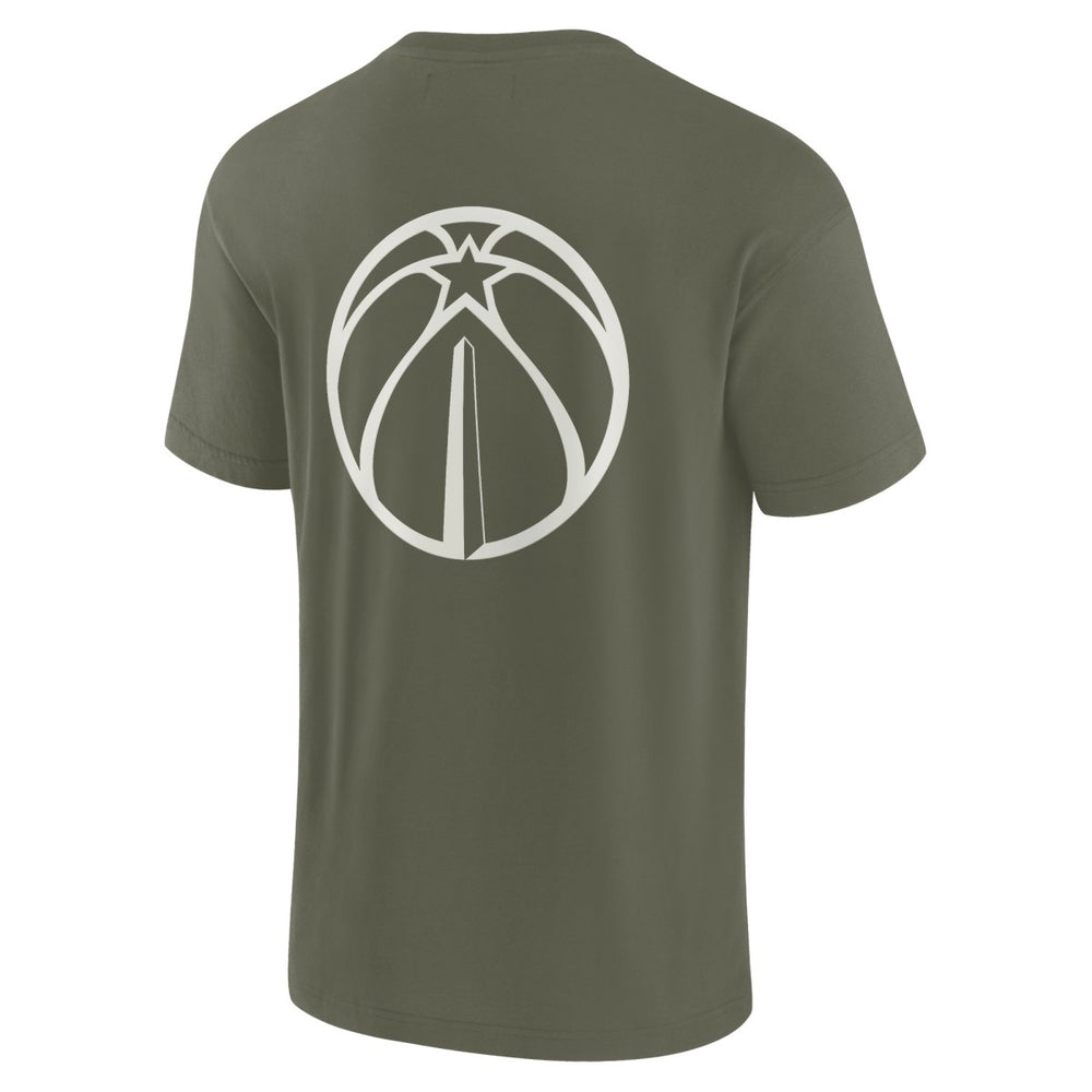 Washington Wizards Unisex Elements Super Soft Short Sleeve T-Shirt Olive | Fanatics discount