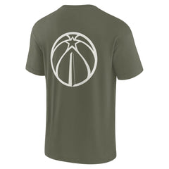 Washington Wizards Unisex Elements Super Soft Short Sleeve T-Shirt Olive | Fanatics discount