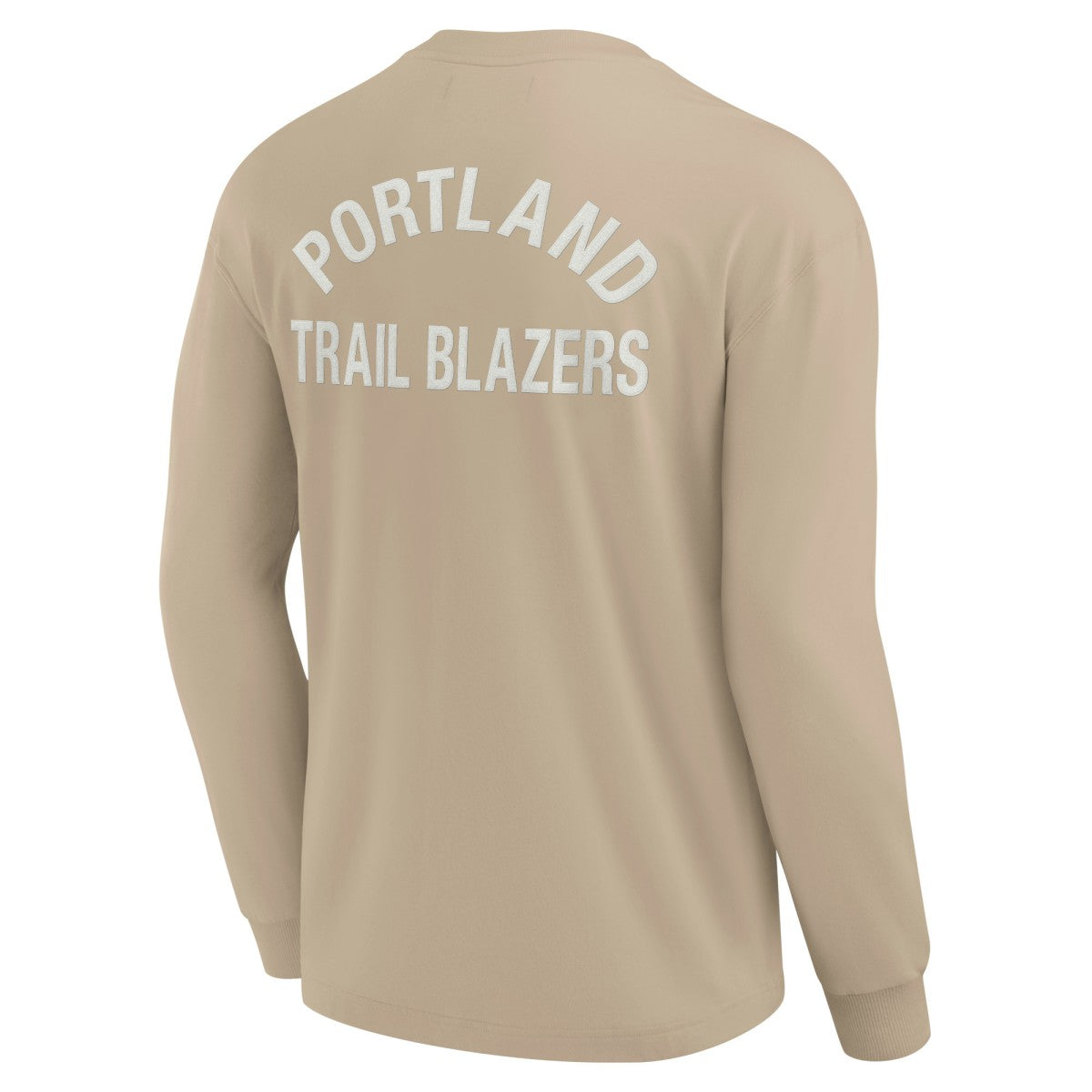 Portland Trail Blazers Unisex Elements Super Soft Long Sleeve T-Shirt Khaki | Fanatics online