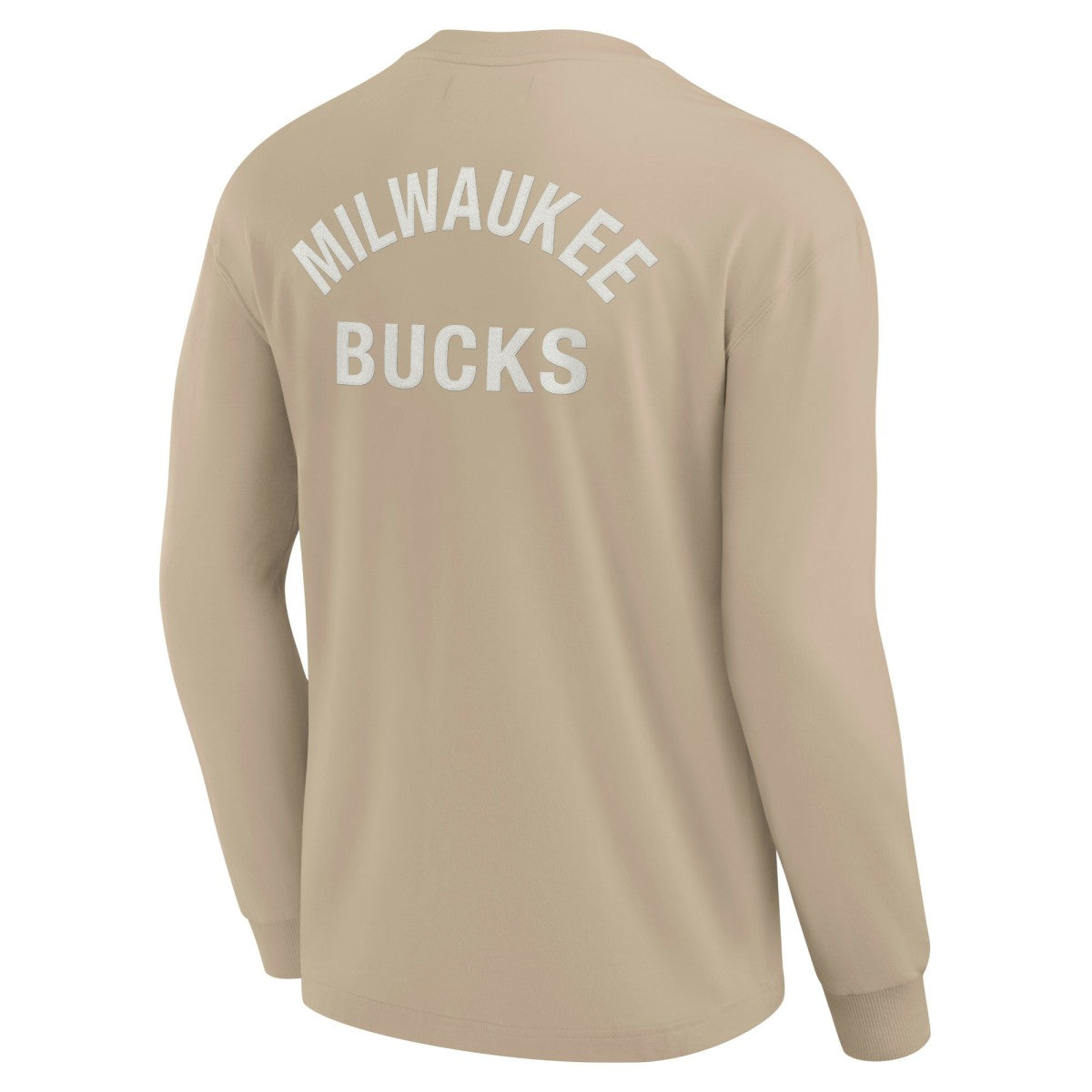 Milwaukee Bucks Unisex Elements Super Soft Long Sleeve T-Shirt Khaki | Fanatics online