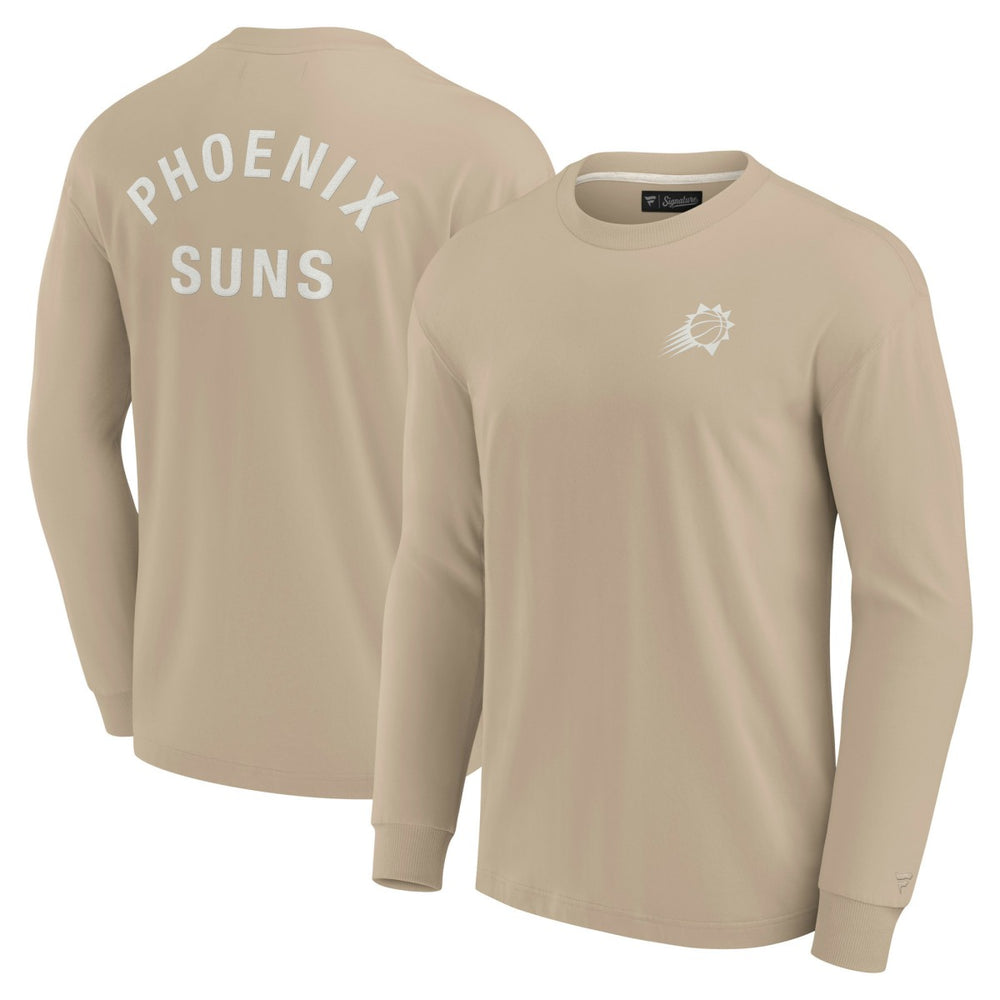Phoenix Suns Unisex Elements Super Soft Long Sleeve T-Shirt Khaki | Fanatics for sale