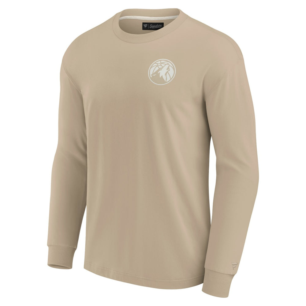 Minnesota Timberwolves Unisex Elements Super Soft Long Sleeve T-Shirt Khaki | Fanatics Near Me